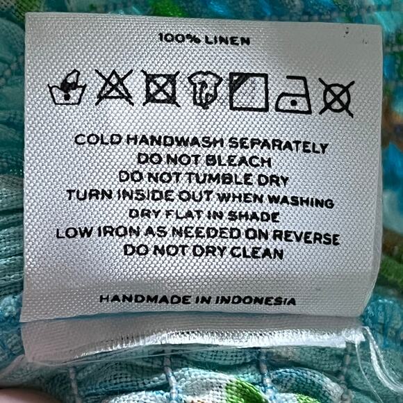 FAITHFULL THE BRAND Lenora Gardone Floral Linen Top Size 4 Small NEW - Picture 8 of 8